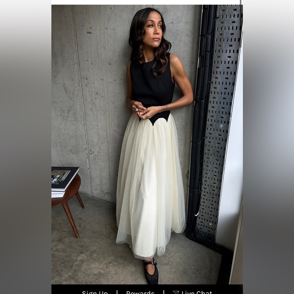 Never fully dressed monika dress - never worn with tag - sold out online - US0